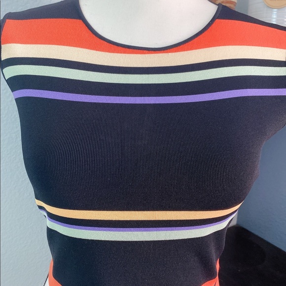 Ted Baker Multi Striped Crop Top - Picture 2 of 13